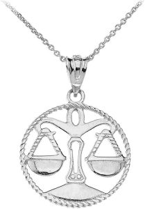 Claddagh Gold - Libra Necklace for men