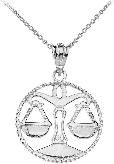 Claddagh Gold - Libra Necklace for men