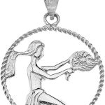 Claddagh Gold - Virgo Earrings for men