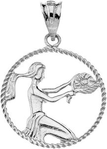 Claddagh Gold - Virgo Earrings for men