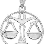 Claddagh Gold - Libra Necklace for men