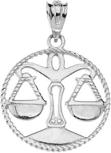 Claddagh Gold - Libra Necklace for men