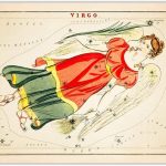 Buzz Unplugged Virgo Zodiac Astrology Poster: Unique Astronomy Boho Wall Art Poster for Home, Office, Bedroom & Living Room Decor - Unframed Posters 8x10 - Virgo Poster for men