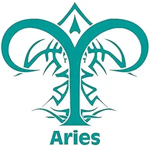 Zodiac Sign Aries 3Dye Cut Decal for Cars Bumpers Windows Notebooks etc - Aries Sticker for men