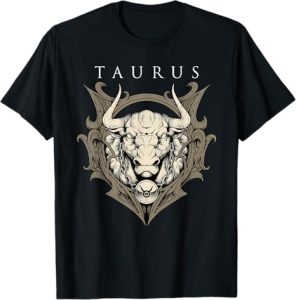 Taurus Zodiac Sign T-shirt Birthday April to May T-Shirt - Taurus for men