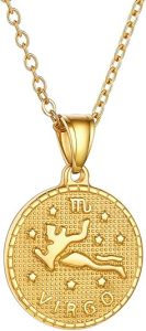 GoldChic - Virgo Necklace for men