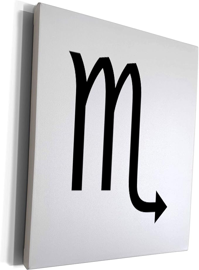 3dRose Museum Grade Canvas Wrap - Scorpio Astrology - Scorpio Canvas for men