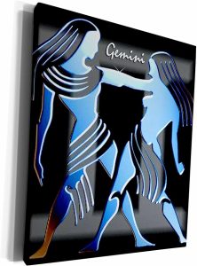 3dRose Museum Grade Canvas Wrap - Gemini Zodiac Sign Zodiac Signs Horoscope - Gemini Canvas for men