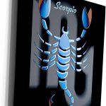 3dRose Museum Grade Canvas Wrap - Scorpio Zodiac Sign Zodiac Signs Horoscope - Scorpio Canvas for men