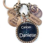 Handmade - Cancer Keychain for men