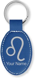 LaserGram - Leo Keychain for men