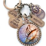 Handmade - Cancer Keychain for men