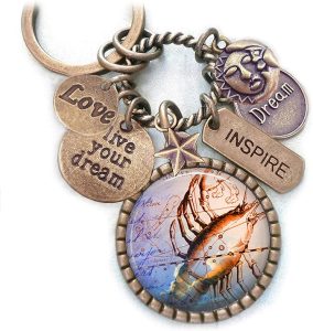 Handmade - Cancer Keychain for men