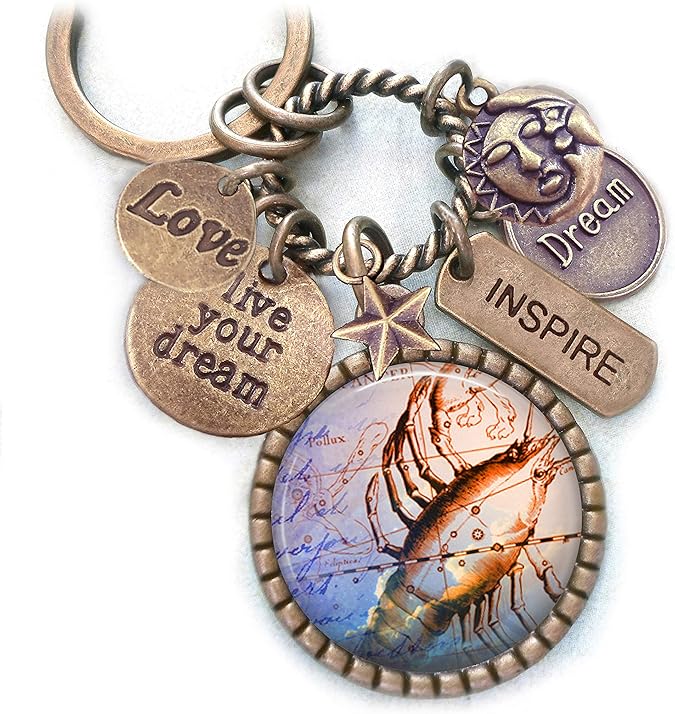 Handmade - Cancer Keychain for men