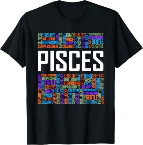 Love Pisces Characteristics Tees Co - Pisces T-Shirt for men