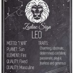 Leo Zodiac Sign 11x14 Unframed Print – Vintage Astrology Wall Art, The Lion Constellation Illustration for Home, Office, or Study Décor - Leo Canvas for men