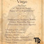 Virgo The Virgin - Astrology Zodiac Sign Wall Art, Constellation Birth Month Wall Decor Print For Home Decor, Office Decor, Bedroom Decor & Horoscope Reading, Primary Elements, Unframed - 8x10 - Virgo Poster for men