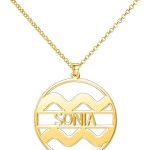 LoEnMe Jewelry - Aquarius Necklace for men