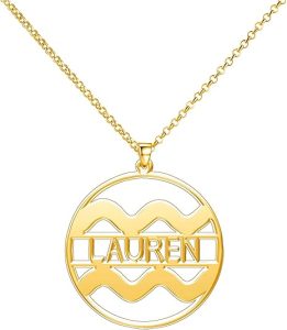 LoEnMe Jewelry - Aquarius Necklace for men