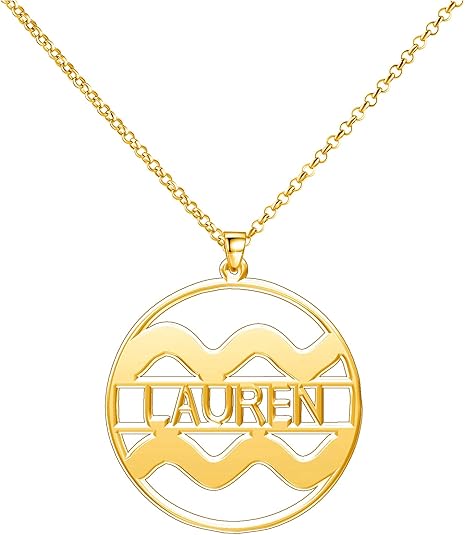 LoEnMe Jewelry - Aquarius Necklace for men