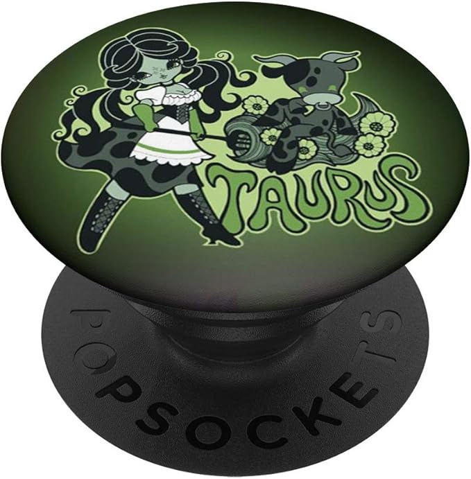 Taurus Sign Zodiac Horoscope Astrology Symbol Birth PopSockets PopGrip: Swappable Grip for Phones & Tablets - Taurus for men