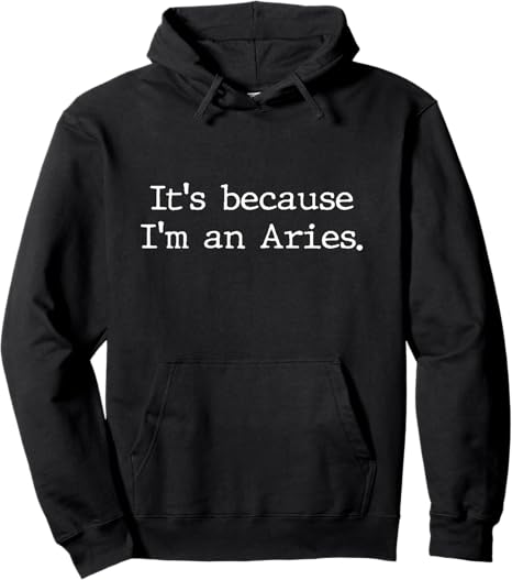 Aries Horoscope Gifts Women Girls Men Zodiac Sign Astrology Pullover Hoodie - Aries Hoodie for men