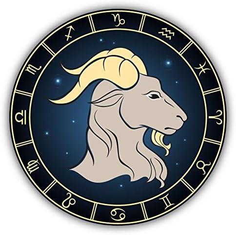 Aries Zodiac Sign Sticker Decal Design - Aries Sticker for men