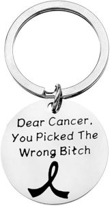Hibetek - Cancer Keychain for men