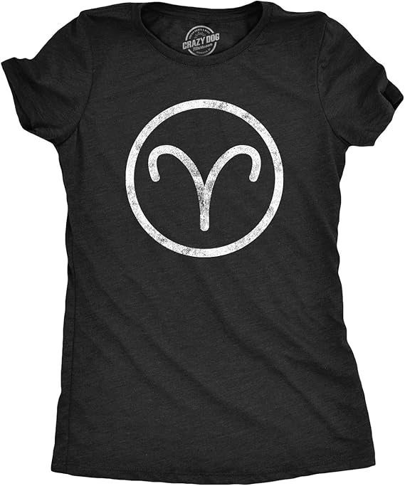 Womens Zodiac Symbol T Shirts Cool Astrology Gift Horoscope Birthday All Star Signs - Aries T-Shirt for men