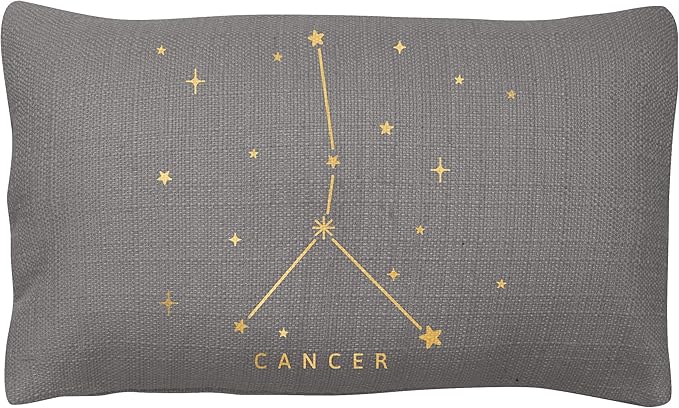 Karma Gifts, Cancer Zodiac Lumbar Pillow - Pisces Pillow for men