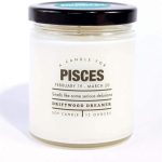 Whiskey River Soap Co. 13oz Astrology Candle (Pisces) - Pisces for men
