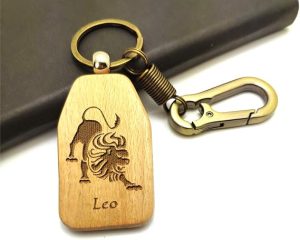Hometu - Leo Keychain for men