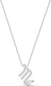 Swarovski All Zodiac Symbols Pendant Necklace Jewelry Collection, Clear Crystals - Scorpio Products for men