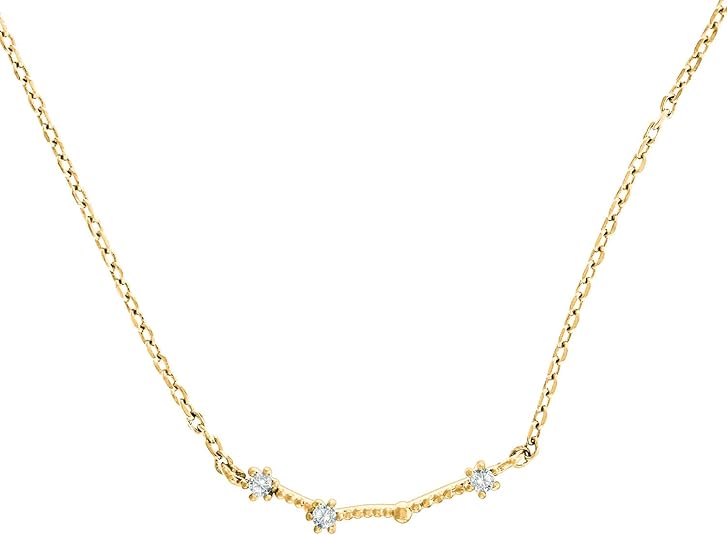 14K Gold Plated Astrology Constellation Horoscope Zodiac Necklace 16-18" - Aries Necklace for men