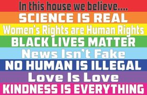 Scorpio Posters In This House We Believe - Laminated - Mini Poster - 17.5" x 11.5" - Scorpio Canvas for men