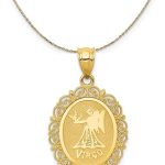 The Black Bow - Virgo Necklace for men