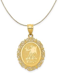 The Black Bow - Virgo Necklace for men