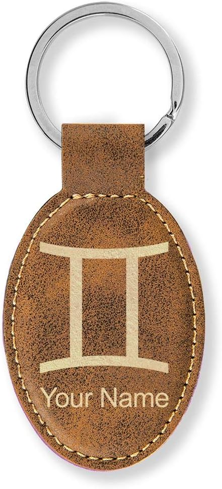 LaserGram - Leo Keychain for men