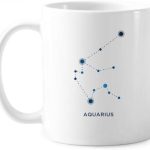 Aquarius Constellation Sign Zodiac Mug Pottery Ceramic Coffee Porcelain Cup Tableware - Aquarius Mug for men