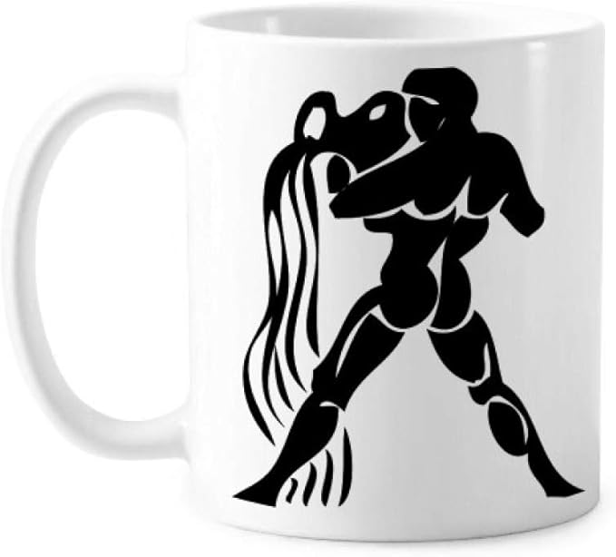 Constellation Aquarius Zodiac Sign Mug Pottery Ceramic Coffee Porcelain Cup Tableware - Aquarius Mug for men