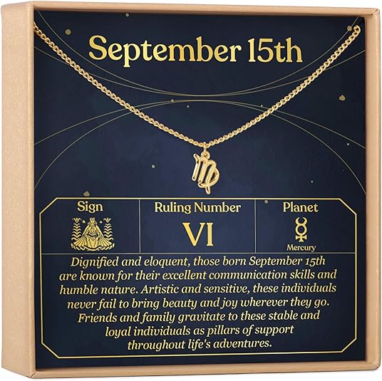 Dear Ava - Virgo Necklace for men