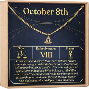 Dear Ava - Libra Necklace for men