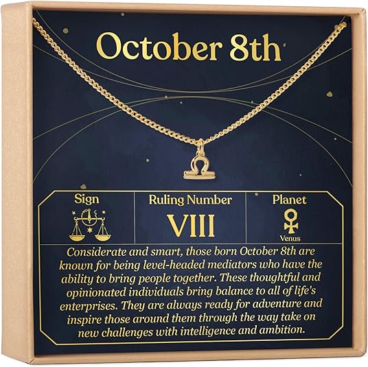 Dear Ava - Libra Necklace for men