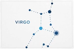 Virgo Constellation Sign Zodiac Ground Mat Non Slip Floor Bathroom Door Rug Carpet - Virgo Car Floor Mat for men