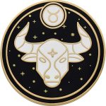 REAL SIC Astrological Sign Pin - Star Sign/Astrology Enamel Pins, Lapel Pins for Birth Sign, Great Gift for Anyone, Perfect Accessory for Jackets, Hats, Backpacks & Tops - Taurus Products for men