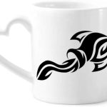 Constellation Aquarius Zodiac Sign Mug Coffee Ceramic Drinkware Glass Heart Cup - Aquarius Mug for men