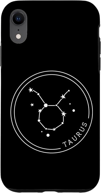 Taurus Zodiac Sign Constellation Horoscope Men Women Case for iPhone XR - Taurus Phone Case for men