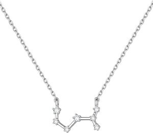 ChicSilver 925 Sterling Silver CZ Astrology 12 Constellation Horoscope Zodiac Necklace Birthday Gift,16-18 inch(with Gift Box) - Scorpio Accessories for men