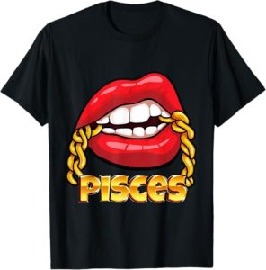 Juicy Lips Thick Hips - Pisces T-Shirt for men