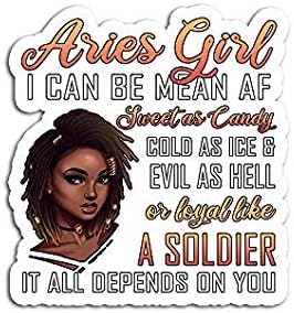 Aries Queens are Born in March 21 to April 19 - Sticker Graphic - Auto, Wall, Laptop, Cell, Truck Sticker for Windows, Cars, Trucks - Aries Sticker for men